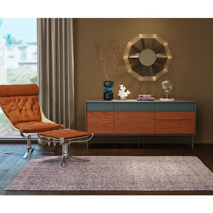 Living Room Furniture Area Rugs Carpet Sketch Blue 170x240cm