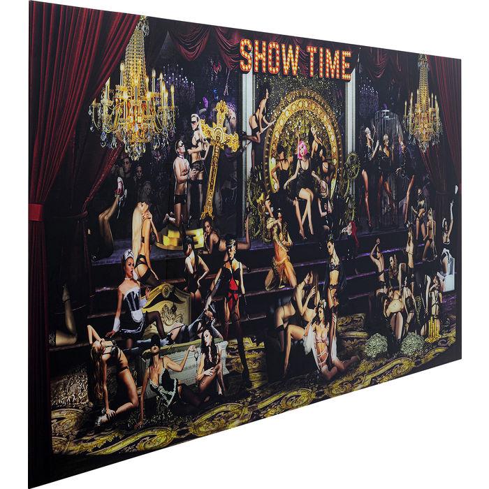 Home Decor Wall Art Picture Glass Showtime 180x90cm