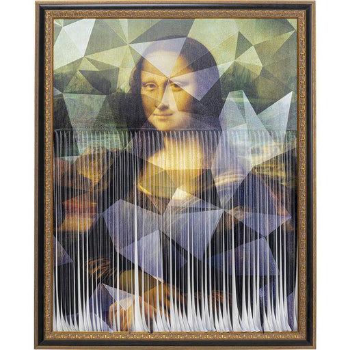 Wall Art - Kare Design - Framed Picture Ma­de­moi­selle Lisa 130x163cm - Rapport Furniture