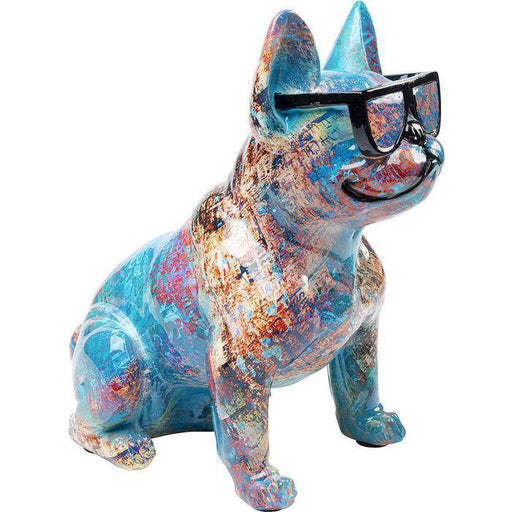 Sculptures Home Decor Deco Figure Dog of Sunglass