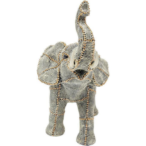 Sculptures Home Decor Deco Object Walking Elephant Pearls Small