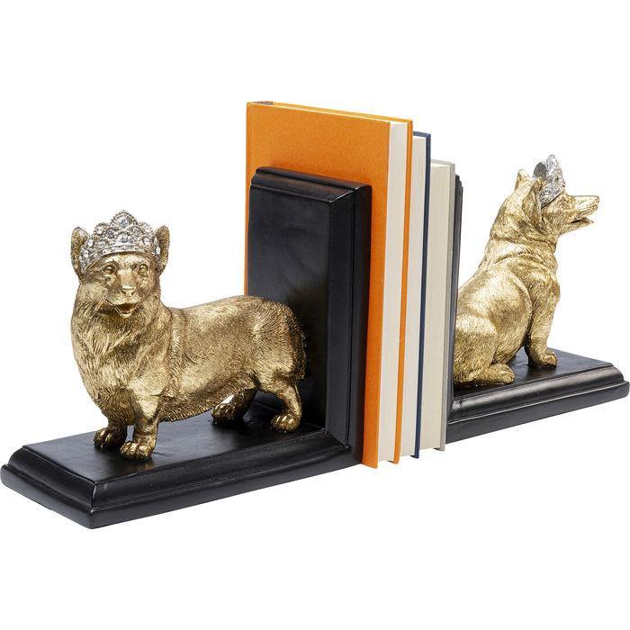 Bookend Royal Standing Corgi (2/Set)