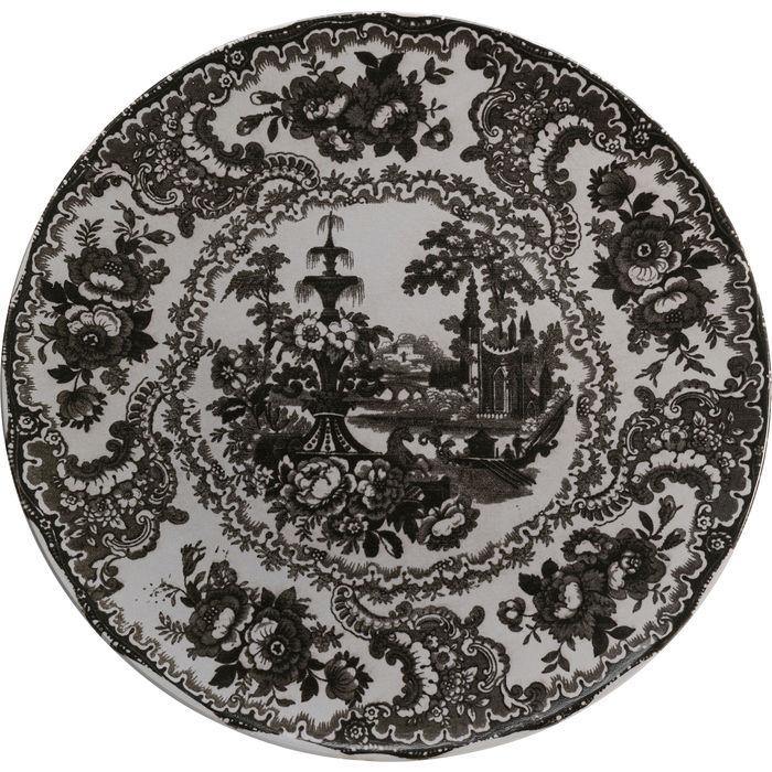 Kitchen Tableware Plate Sakura Grey Ø27