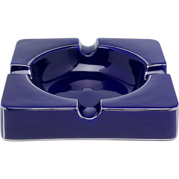 Home Decor Storage & Order Ashtray Symmetric Blue 24x24cm