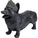 Objects Home Decor Deco Figurine Royal Standing Corgi Black 52cm