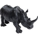 Objects Home Decor Deco Figurine Walking Rhino Black 56cm