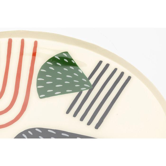 Kitchen Tableware Plate Abstract Counterpart (3-part)