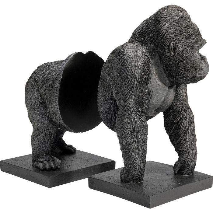 Sculptures Home Decor Bookend Gorilla (2/Set)