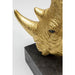 Sculptures Home Decor Deco Object Rhino Gold