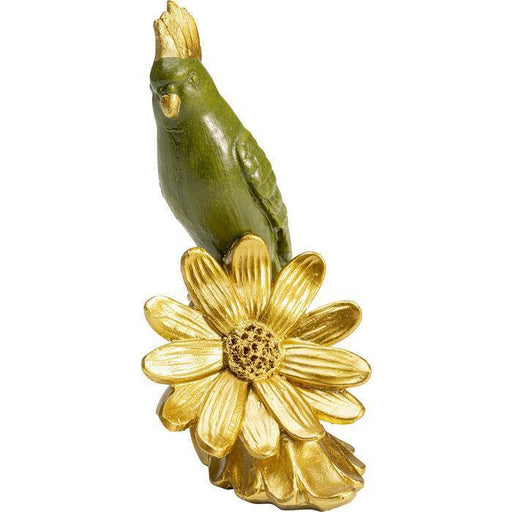 Sculptures Home Decor Deco Figurine Flower Parrot