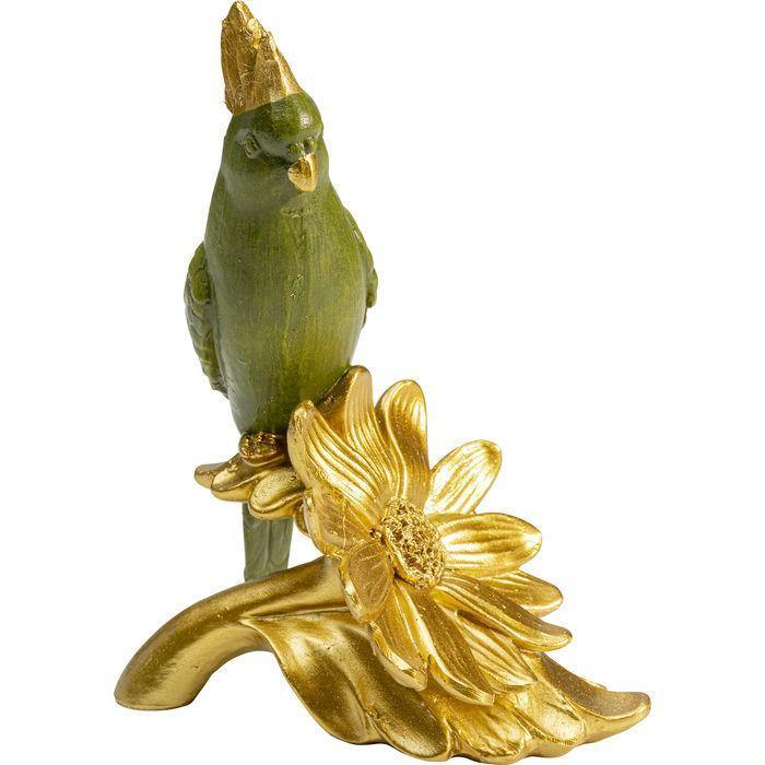 Sculptures Home Decor Deco Figurine Flower Parrot