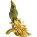 Sculptures Home Decor Deco Figurine Flower Parrot