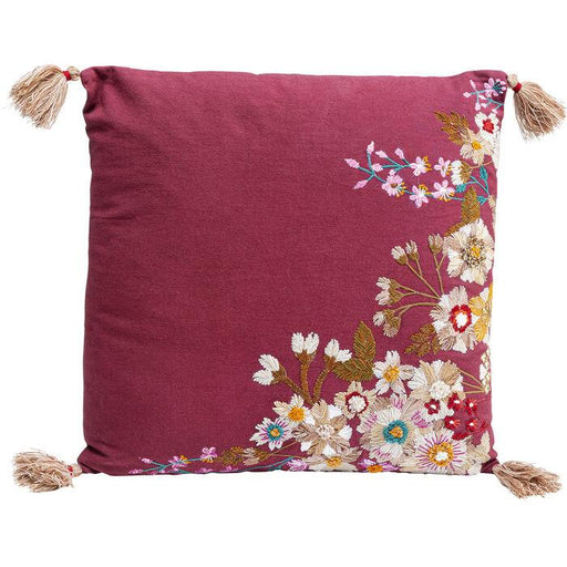 Home Decor Pillows Cushion Embroidery Blossom 50x50cm