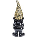 Sculptures Home Decor Deco Figurine Gnome Standing Black Gold 61cm