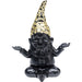 Sculptures Home Decor Deco Figurine Gnome Meditation Black Gold 19cm