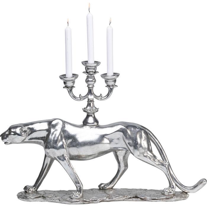 Objects Home Decor Candle Holder Leopard 74cm