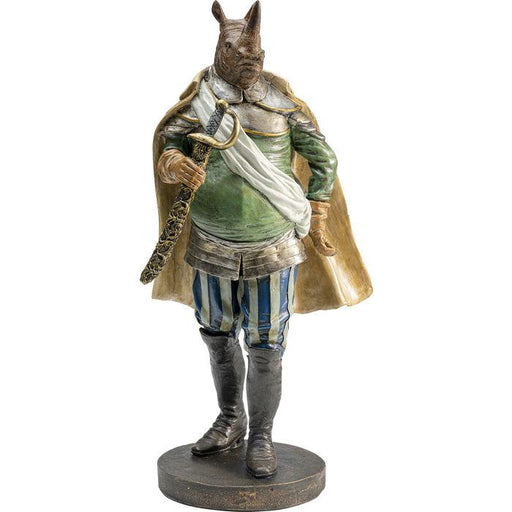 Sculptures Home Decor Deco Figurine Sir Rhino Standing 42cm