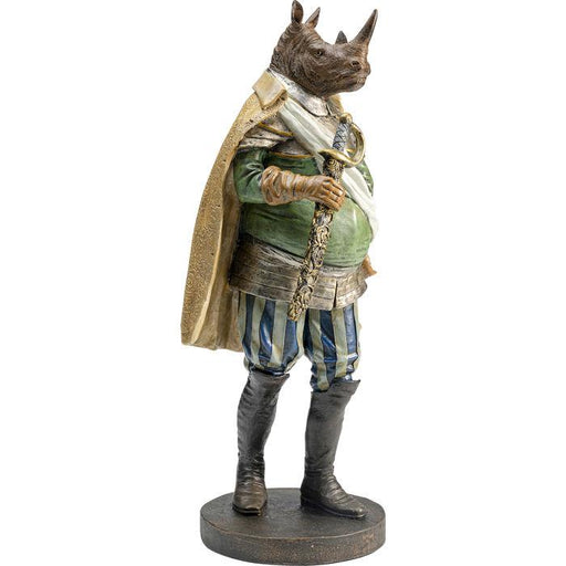 Sculptures Home Decor Deco Figurine Sir Rhino Standing 42cm