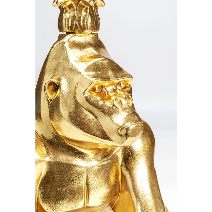 Objects Home Decor Candle Holder Gorilla Gold 71cm