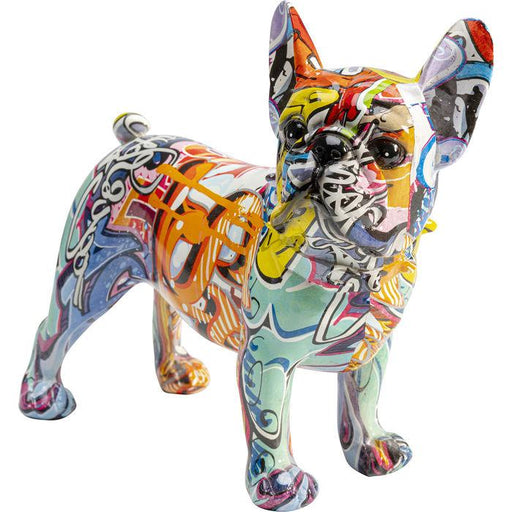 Sculptures Home Decor Deco Figurine Grafitti Dog 24cm