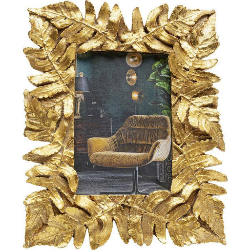 Home Decor Wall Art Picture Frame Gold Leaves 20x24cm