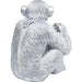 Sculptures Home Decor Deco Figurine Baby Ape Silver 53cm