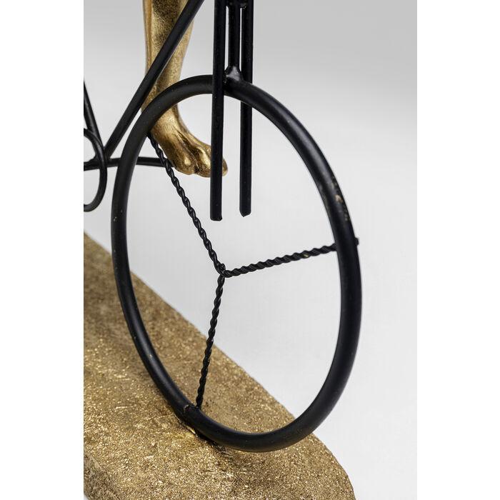 Sculptures Home Decor Deco Object Cyclist Rabbit 29cm