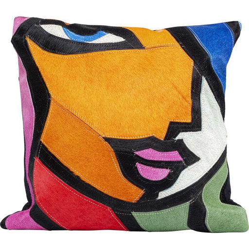 Home Decor Pillows Cushion Abstract Lady Face 40x40cm