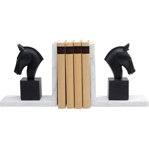 Sculptures Home Decor Bookend Horse (2/Set)