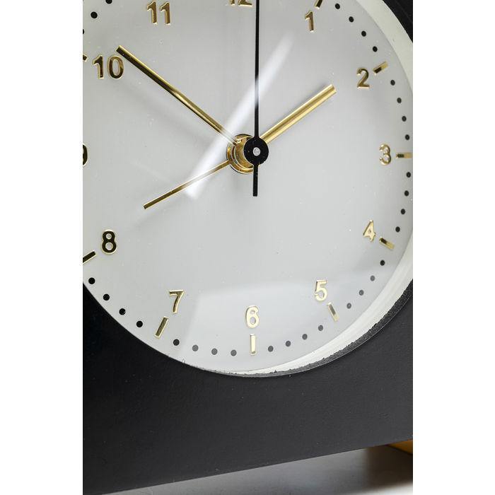 Clocks - Kare Design - Alarm Clock Kian Black 12x13cm - Rapport Furniture