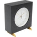 Clocks - Kare Design - Alarm Clock Kian Black 12x13cm - Rapport Furniture