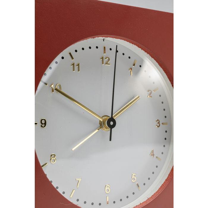 Clocks - Kare Design - Alarm Clock Kian Red 12x13cm - Rapport Furniture