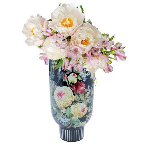 Sculptures Home Decor Deco Vase Rose Magic Black 27cm