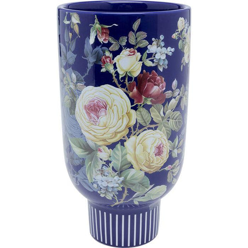 Sculptures Home Decor Deco Vase Rose Magic Blue 27cm