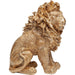 Sculptures Home Decor Deco Figurine Sitting Lion Gold 42cm