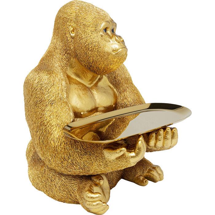 Sculptures Home Decor Deco Figurine Gorilla Butler 37cm