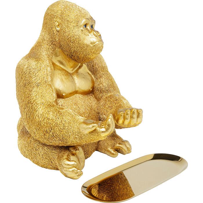 Sculptures Home Decor Deco Figurine Gorilla Butler 37cm