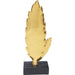 Objects Home Decor Deco Object Two Leaves Gold 9cm