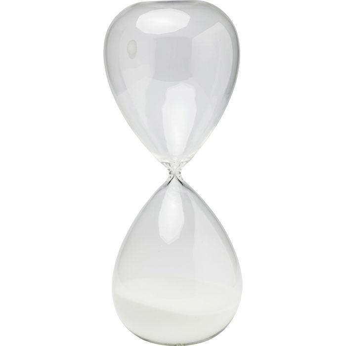 Clocks - Kare Design - Hourglass Timer White 45cm - Rapport Furniture