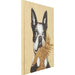 Home Decor Wall Art Picture Touched Dog with Pineapple 80x80cm