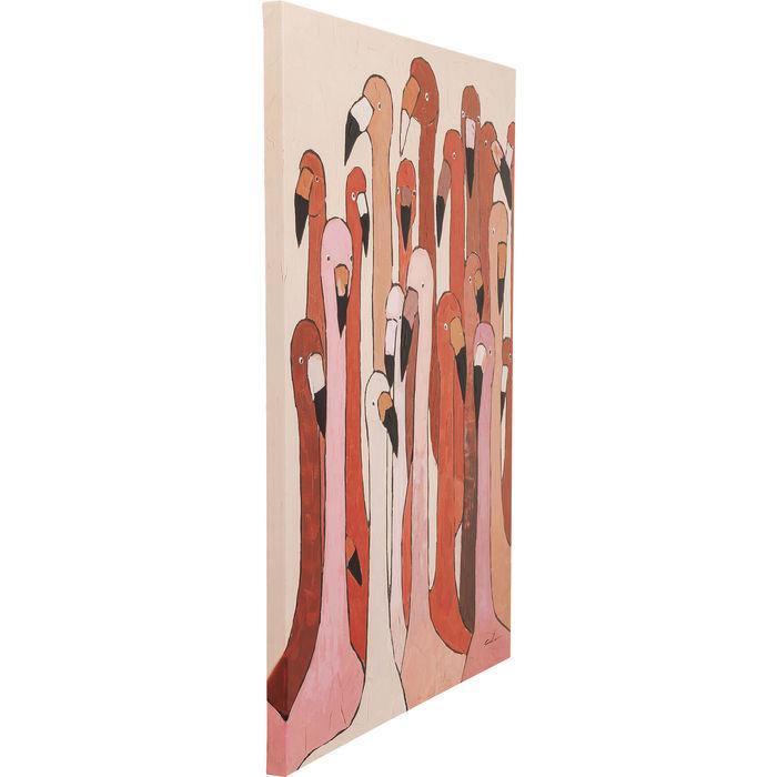 Kare Design | Picture Touched Flamingo Meeting 120x90cm