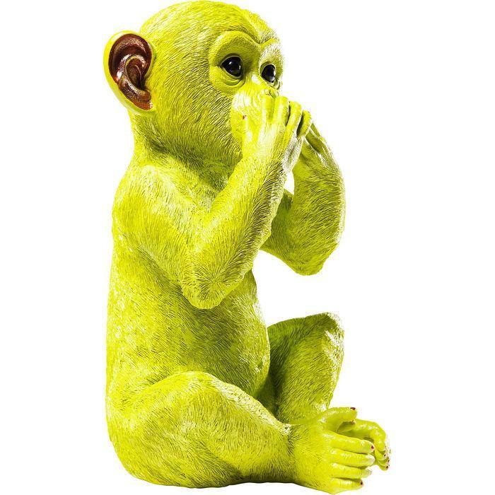 Sculptures Home Decor Money Box Monkey Iwazaru Lime