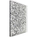 home Decor Wall Art Deco Frame Silver Flower 100x100cm