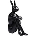 Sculptures Home Decor Deco Figurine Gangster Rabbit Black