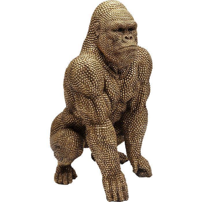 Sculptures Home Decor Deco Figurine Gorilla Gold 80cm