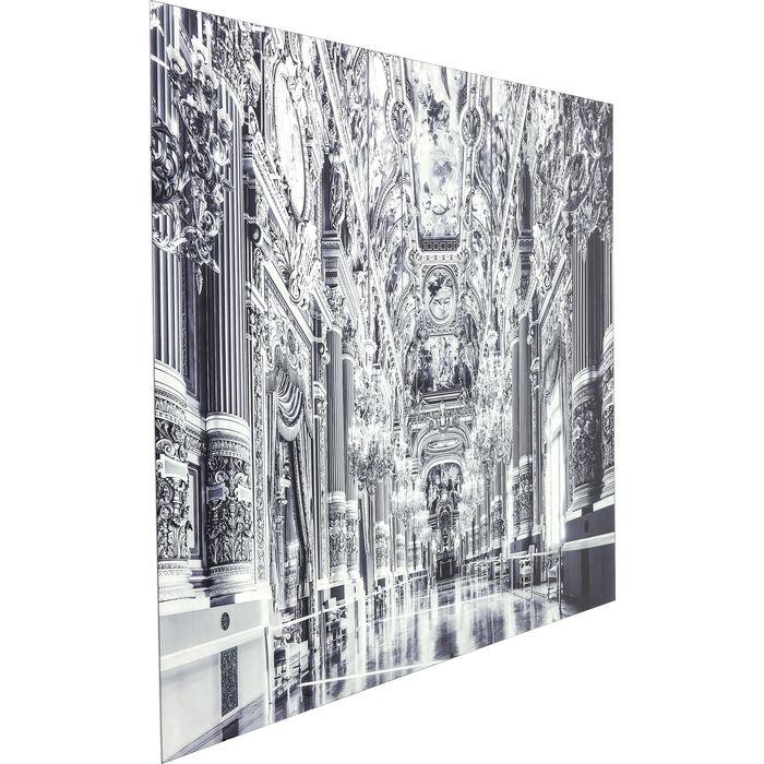 Home Decor Wall Art Picture Glass Metallic Versailles 180x120cm