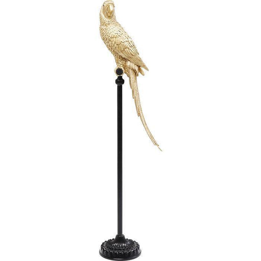 Sculptures Home Decor Deco Figurine Parrot Gold