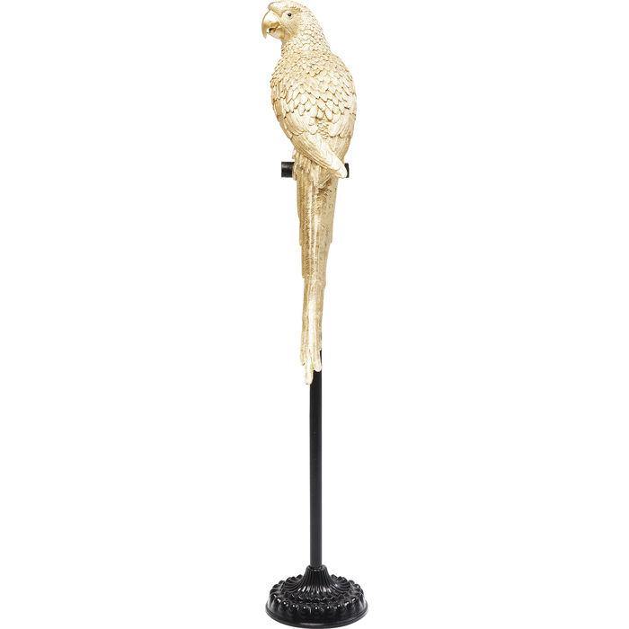 Sculptures Home Decor Deco Figurine Parrot Gold