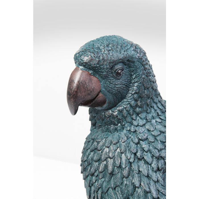 Sculptures Home Decor Deco Figurine Parrot Bluegreen