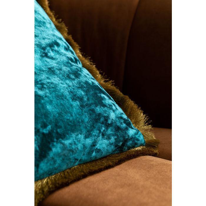 KT021.303 Cushion Cover 45x45 cm Turquoise Polyester Parrot Square